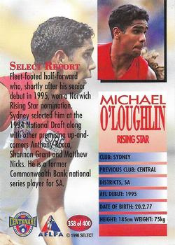 1996 Select AFL #358 Michael O’Loughlin Back